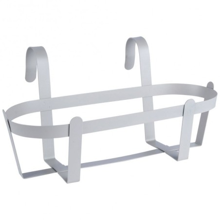 Metallist rõdu lillepott, hall, 37,5 cm | FreshDesign.ee