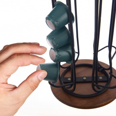 Kohvikapsli alus, pöörlev, metallist, must... | FreshDesign.ee