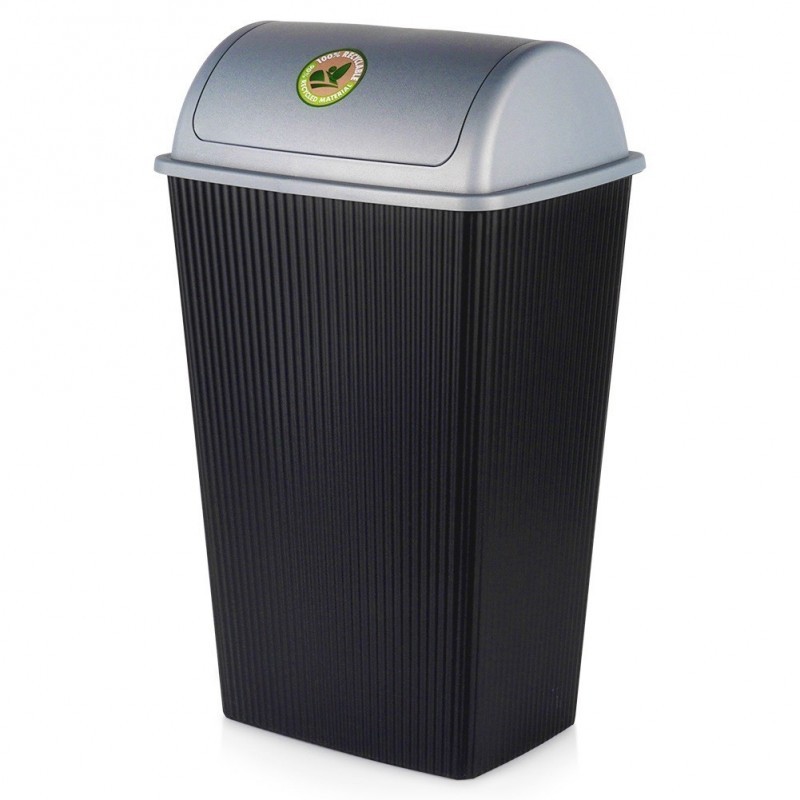 Plastikust prügikast must 38 l | FreshDesign.ee