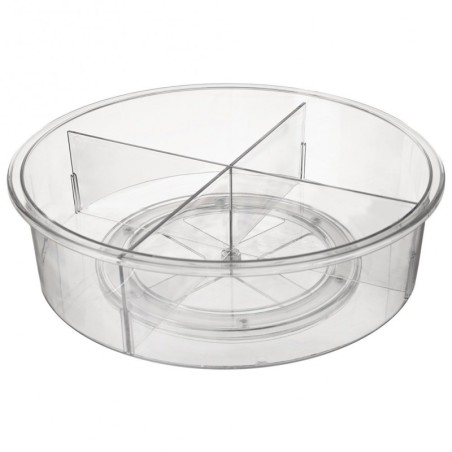 Pöörlev korraldaja konteiner, jagatud, 30 cm | FreshDesign.ee