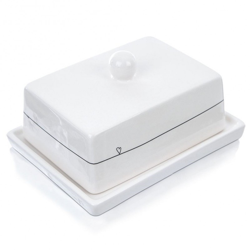 Keraamiline võinõu valge SÜDA | FreshDesign.ee