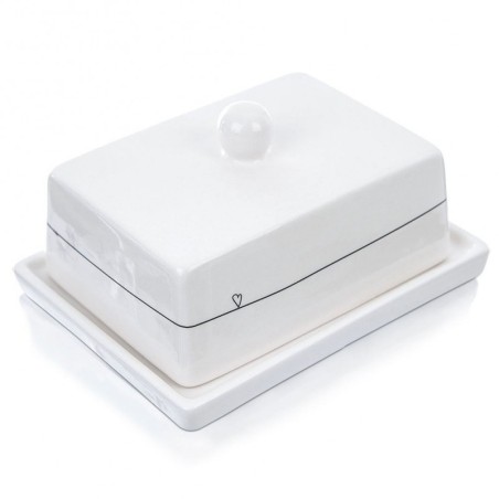 Keraamiline võinõu valge SÜDA | FreshDesign.ee