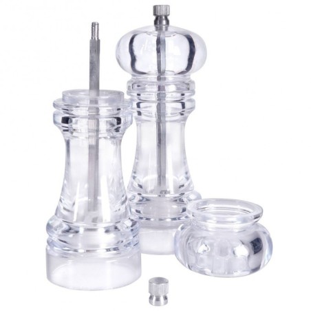 Akrüül pipra- ja soolaveski 16 cm 2 tk. | FreshDesign.ee