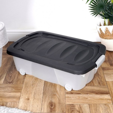 Voodialune konteiner ratastel madal 24 l