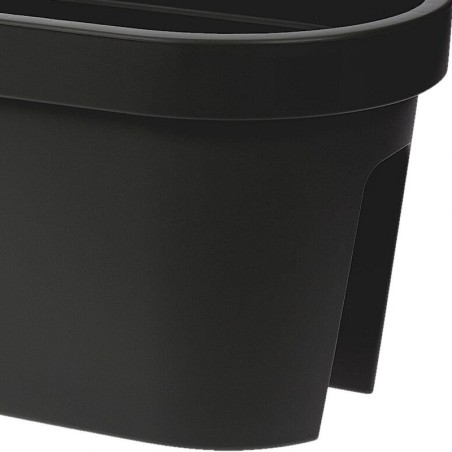 Rõdu lillepott plastikust must 59 cm | FreshDesign.ee