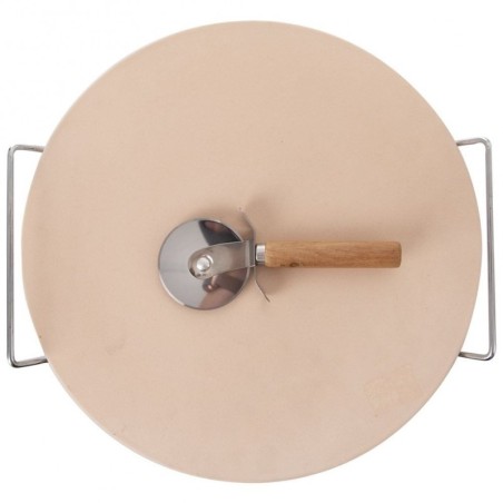 Fireclay pitsakivi aluse ja noaga, 3 tk | FreshDesign.ee