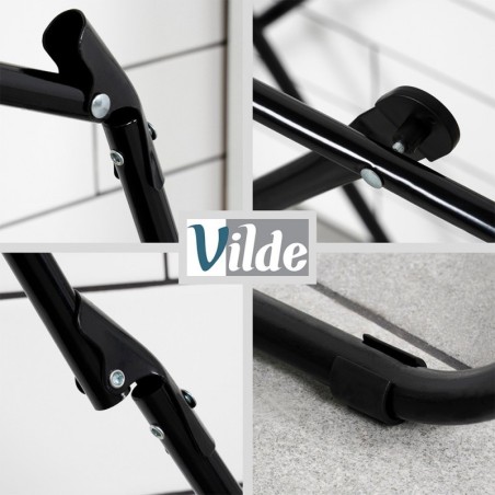 Mustast metallist kokkupandav pesukuivati ... | FreshDesign.ee