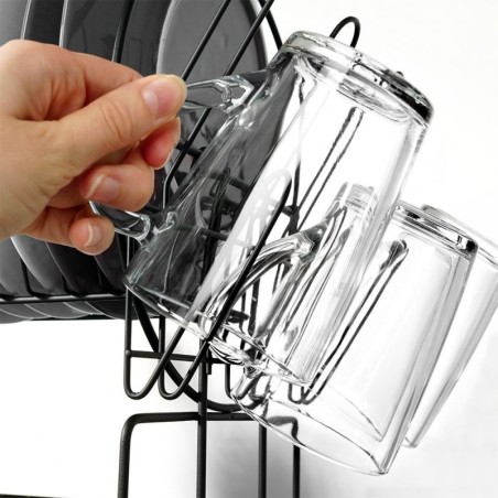 Nõudekuivatusrest must 51x23,5x33,5 cm | FreshDesign.ee