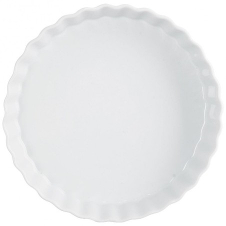 Keraamiline koogivorm, valge, 26,5 cm