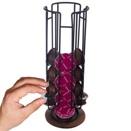 Kohvikapsli alus, pöörlev, metallist, must... | FreshDesign.ee