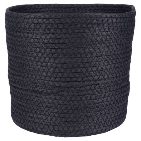 Punutud lillepoti kate, must, 23x22 cm | FreshDesign.ee