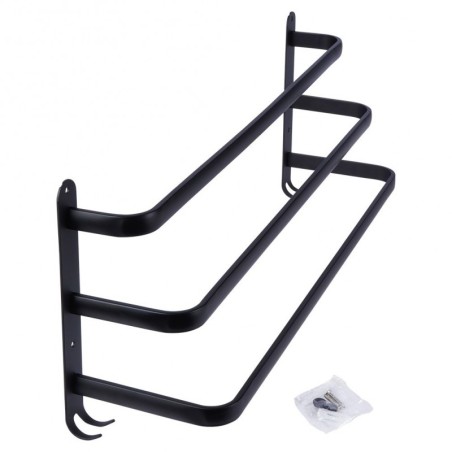 Käterätikuivati alumiinium must 60 cm | FreshDesign.ee