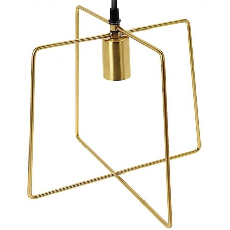 Ripplamp metallist must kuld