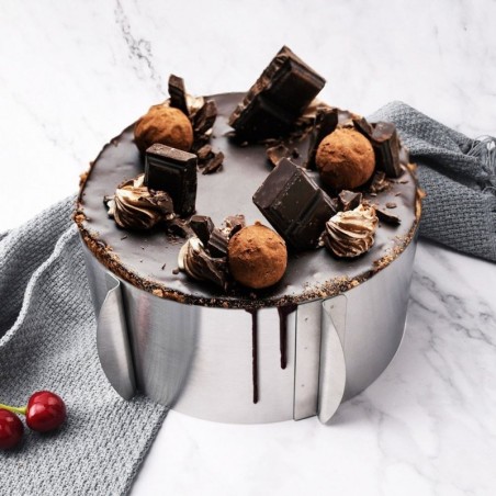 Ahjuvorm, reguleeritav, teras, 16-30 cm