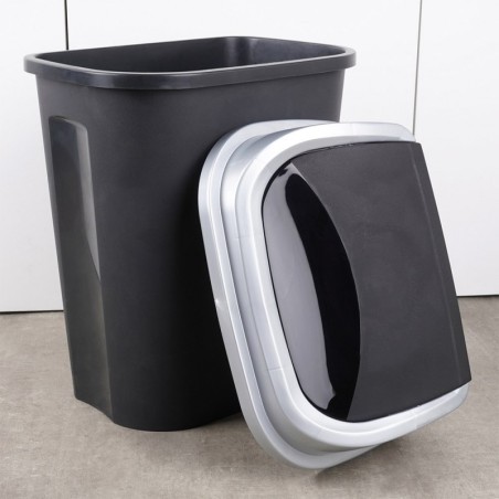 Plastikust prügikast must 50 l | FreshDesign.ee