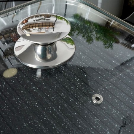 GRANDE kandiline klaasist kaas 27x27 cm | FreshDesign.ee