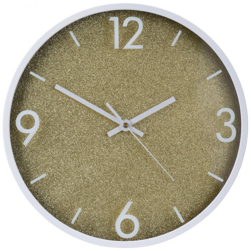 Seinakell kuldne valge 29,5 cm | FreshDesign.ee