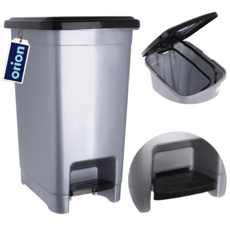 Plastikust pedaaliga prügikast, kitsas, 15 l | FreshDesign.ee