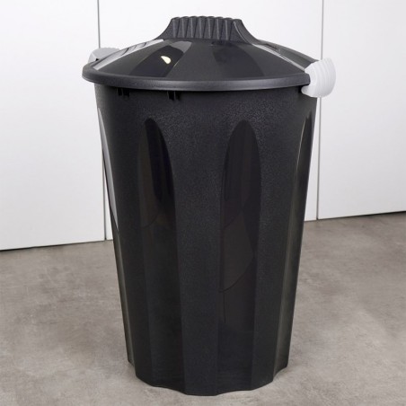 Plastikust prügikast must 40 l