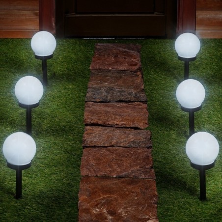 Solar LED aiavalgustid, 33,5 cm, 6 tk.