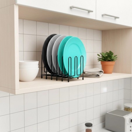 Mustast metallist alus kaantele ja taldrik... | FreshDesign.ee