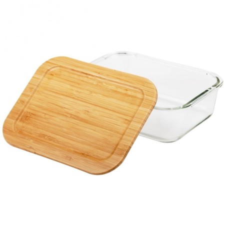 Klaasist toidunõu bambusest kaane ja tihen... | FreshDesign.ee