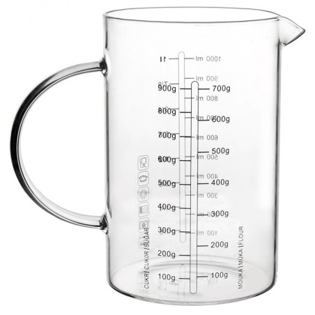 Klaasist köögi mõõtetops 1 l | FreshDesign.ee