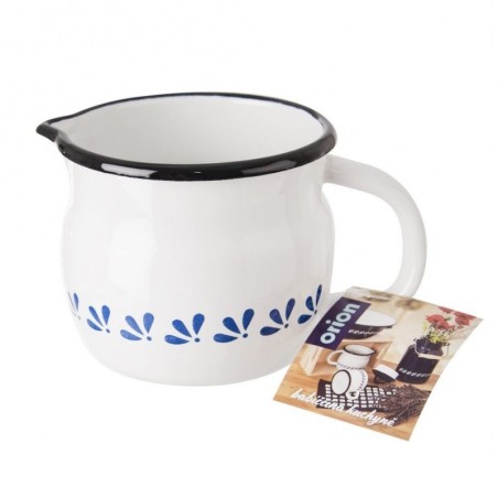 Emaileeritud kruus valge MODROBILA 800 ml | FreshDesign.ee