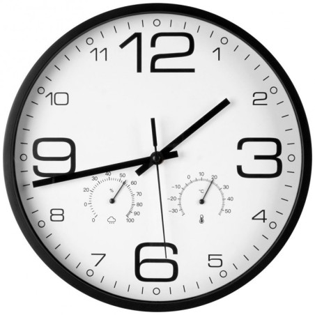 Valge seinakell termomeetri ja hügromeetri... | FreshDesign.ee