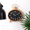 Seinakell kuldne must äratuskell 20,5x24 cm | FreshDesign.ee