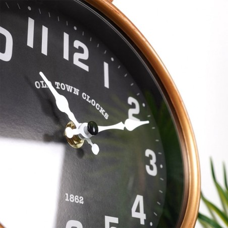 Seinakell kuldne must äratuskell 20,5x24 cm | FreshDesign.ee