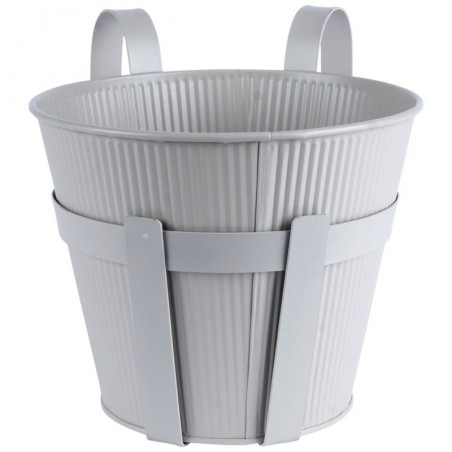 Metallist rõdu lillepott hall 20 cm | FreshDesign.ee