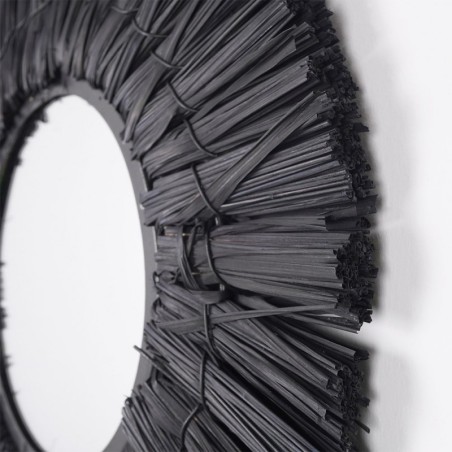 Seinapeegel must ümmargune 32 cm | FreshDesign.ee