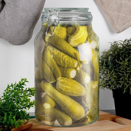 Klaasist klaaspurk klambriga kaanega 4,2 l | FreshDesign.ee