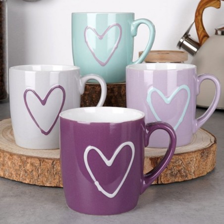 Keraamilised kruusid 350 ml 4 tk.