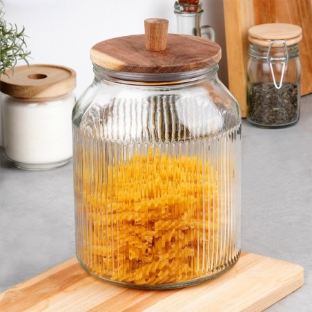 Klaasnõu kaane ja tihendiga 3 l