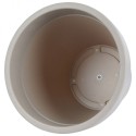 Plastikust aiapott, beež, ümmargune, 39x35 cm | FreshDesign.ee