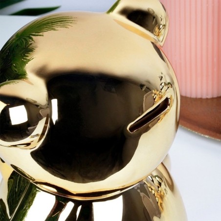 Keraamiline rahakassa, kuldne peegelviimis... | FreshDesign.ee