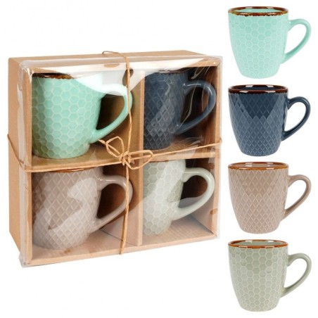 Keraamilised kruusid 250 ml 4 tk. | FreshDesign.ee