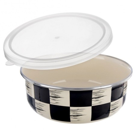 Emaileeritud kauss kaanega KALESTAHV 17 cm, 1 l | FreshDesign.ee