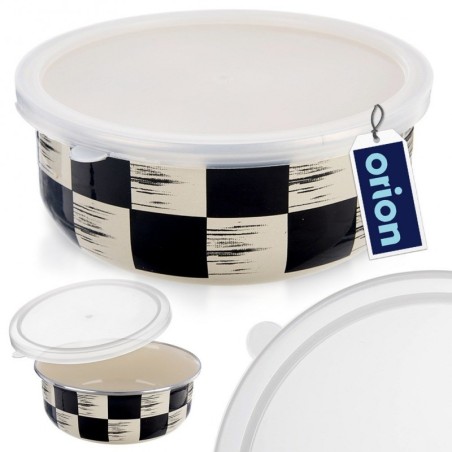 Emaileeritud kauss kaanega KALESTAHV 17 cm, 1 l | FreshDesign.ee