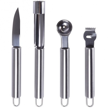 Puu- ja juurviljanoad, teras, 4 tk. | FreshDesign.ee