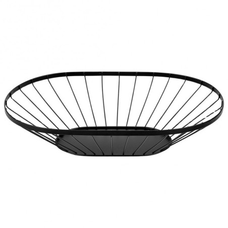 Puuviljakorv metallist must MISTY 40,5x25,5 cm | FreshDesign.ee