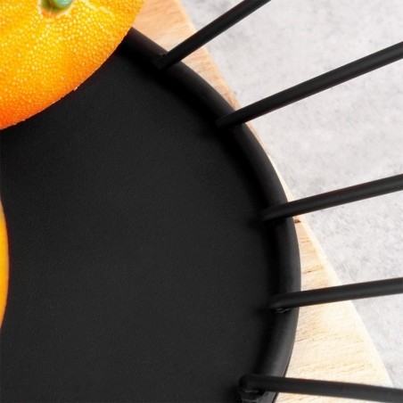 Puuviljakorv metallist must MISTY 40,5x25,5 cm | FreshDesign.ee