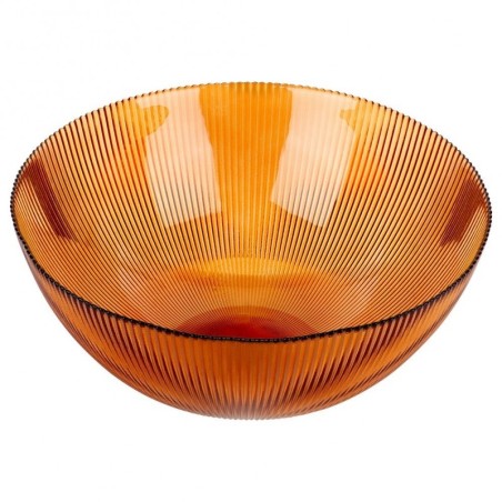 Merevaigust klaasist salatikauss 28 cm, 4 l