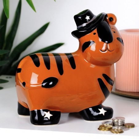 Keraamiline hoiukassa tiiger