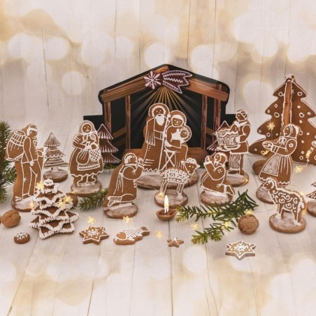 Terasest küpsisevormid Jõulud 12 cm 7 tk.