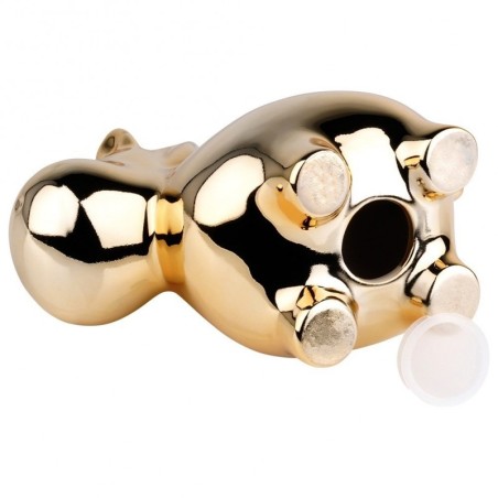 Keraamiline hoiukassa, kuldne peegel, 18x10,5 cm | FreshDesign.ee