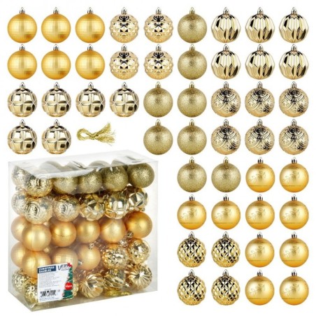 Purunemiskindlad kuuseehted, kuld, 6 cm, 50 tk. | FreshDesign.ee