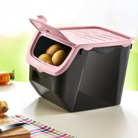 Roosa kaanega köögivilja- ja puuviljanõu 12 l | FreshDesign.ee